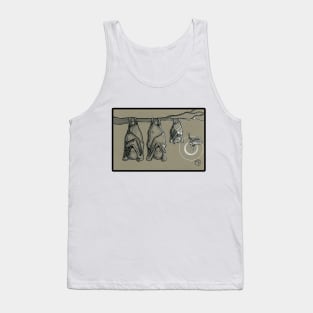 Bat Family and Firefly - Black Outlined Version Tank Top